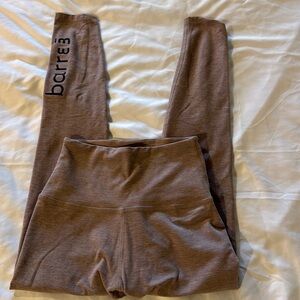 Beyond Yoga X Barre3 Brown Leggings